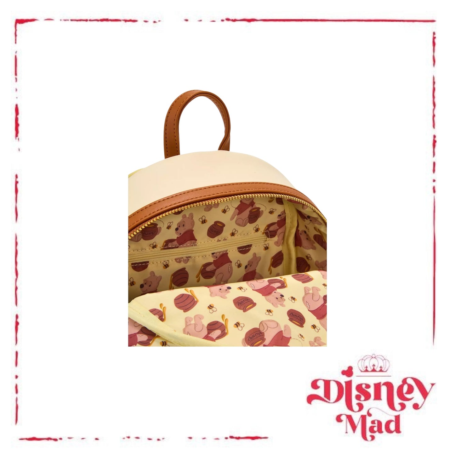Loungefly Disney Winnie The Pooh Floral Pooh Bear & Friends Mini Backpack
