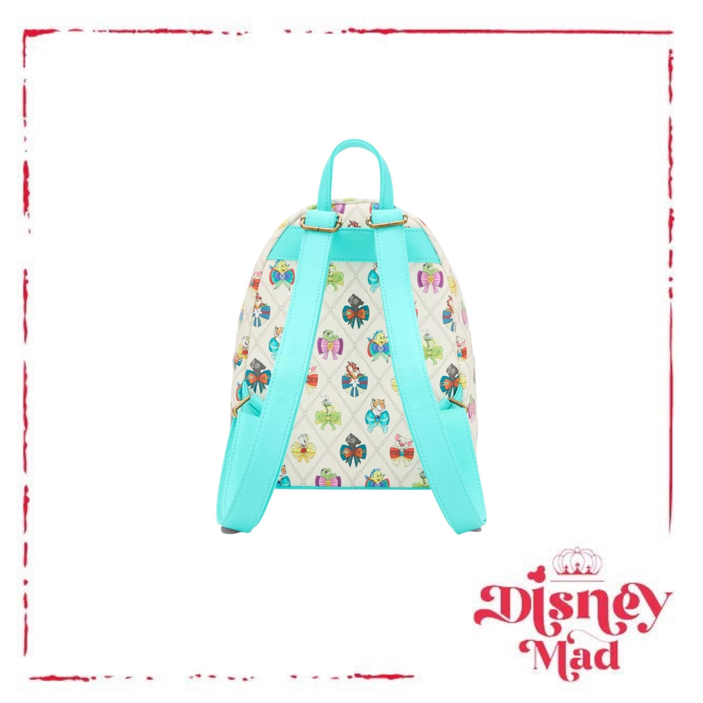 Loungefly Disney Princess Bows & Sidekicks Mini Backpack