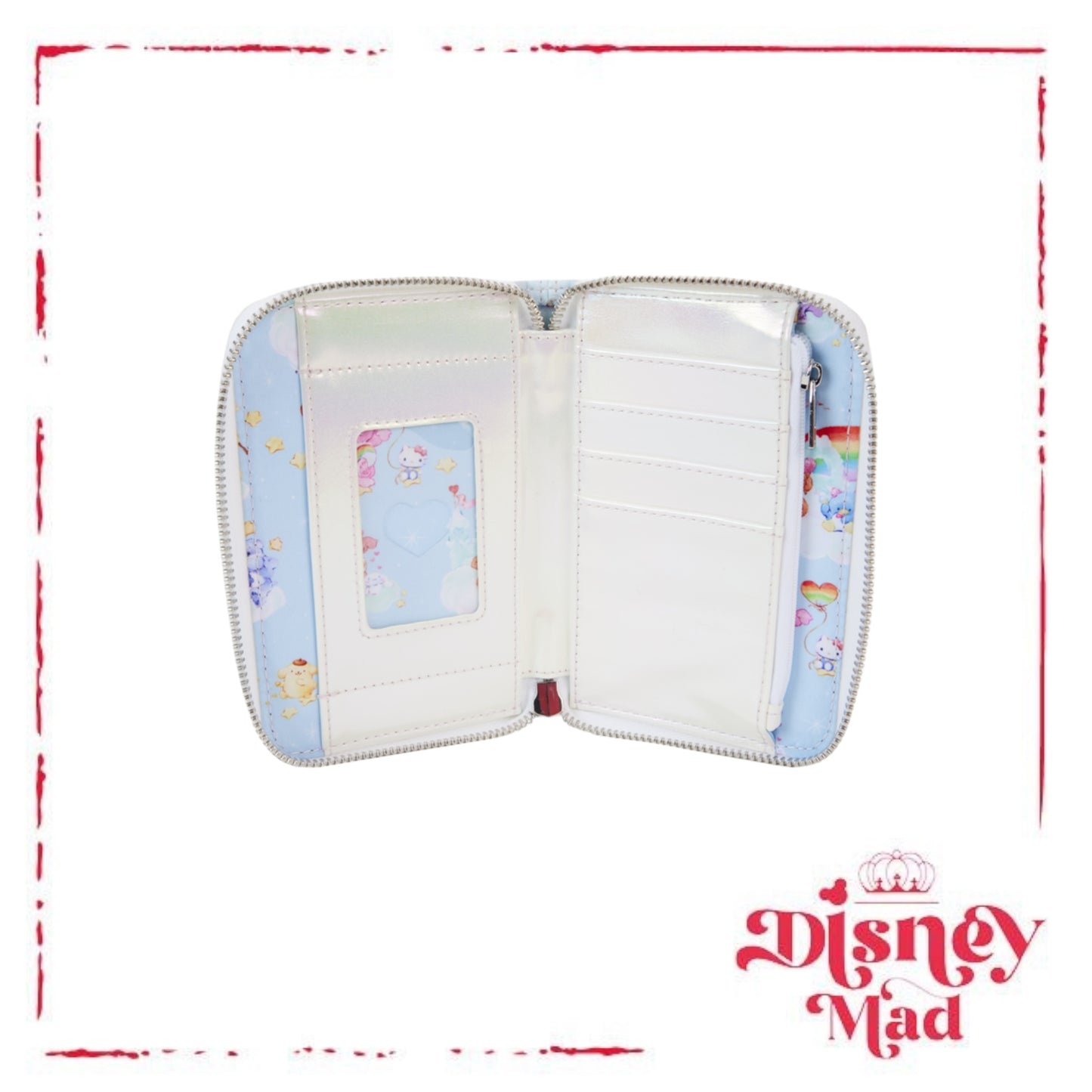 Special Offer- Care Bears x Sanrio Exclusive Hello Kitty & Friends Care-A-Lot Zip Around Wallet