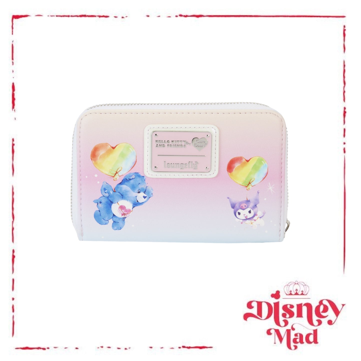 Special Offer- Care Bears x Sanrio Exclusive Hello Kitty & Friends Care-A-Lot Zip Around Wallet