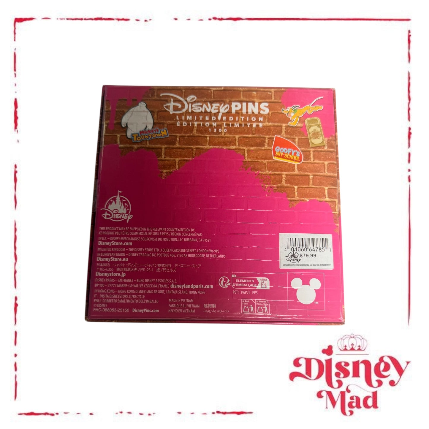 Jumbo LE DLR Kermit the Frog Robin Muppets Park Day Disneyland Castle Disney Pin