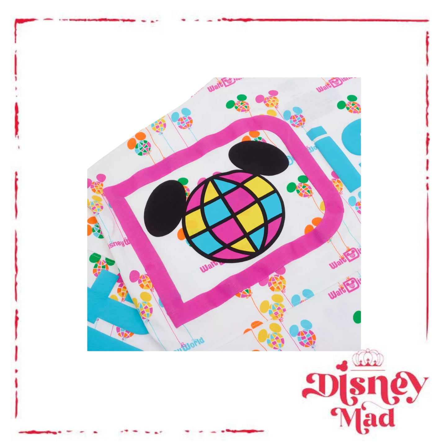 Walt Disney World Mickey Mouse Vault Balloon Spirit Jersey