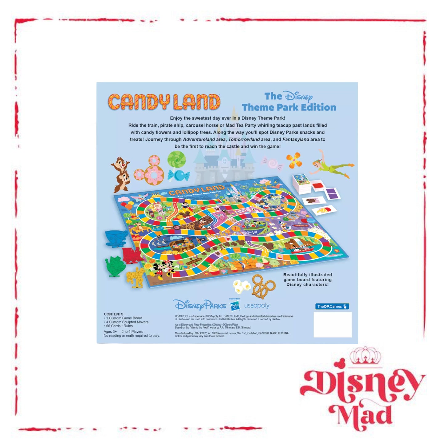 Disney Parks Candyland The Disney Theme Park Edition Game