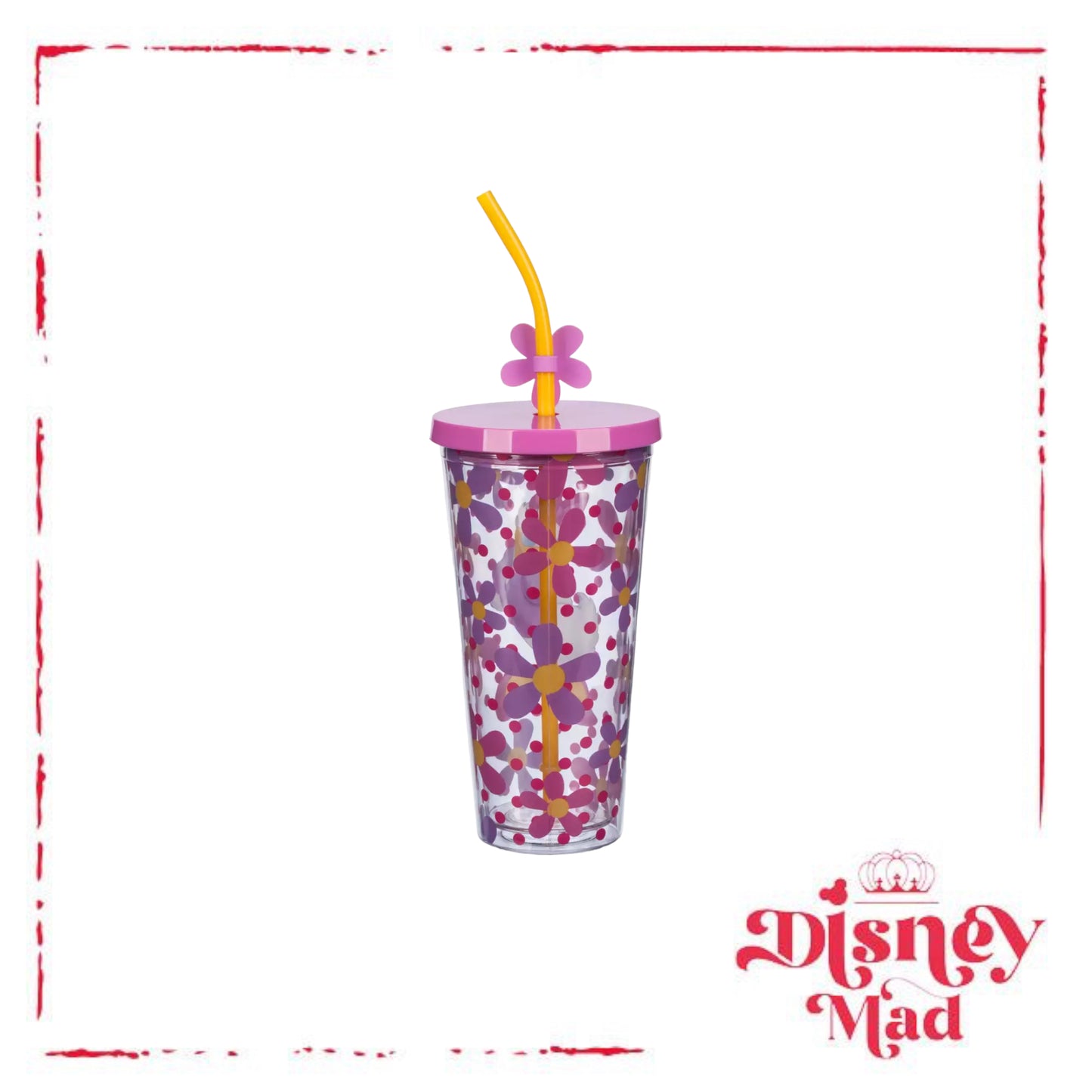 Daisy Duck Tumbler with Straw Disney Parks