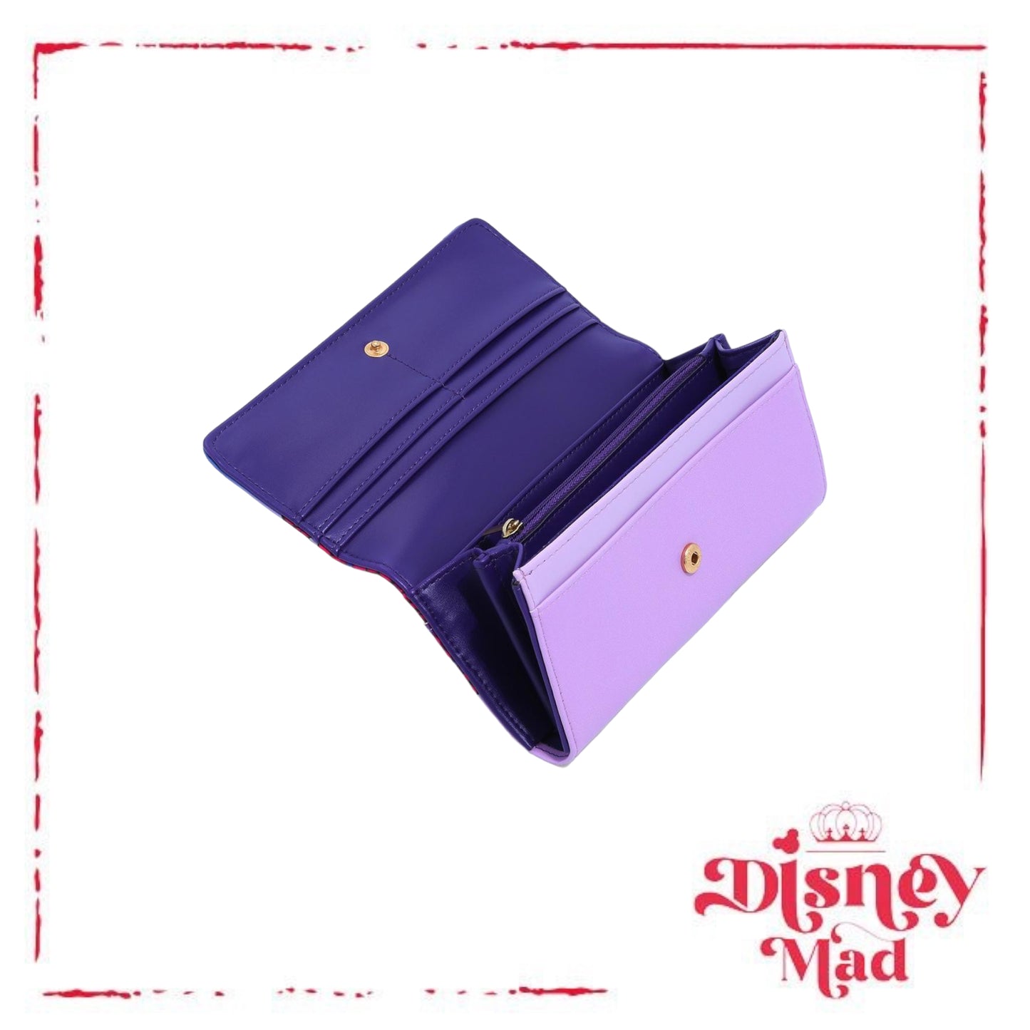 Disney The Little Mermaid Ariel & Flounder Floral Wallet - BoxLunch Exclusive