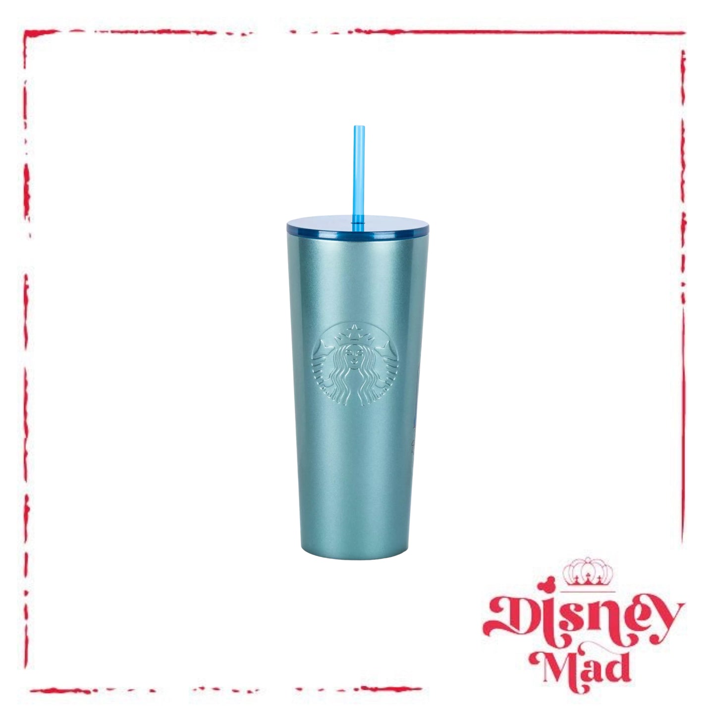 Magic Kingdom Stainless Steel Starbucks® Tumbler with Straw - Disney Parks
