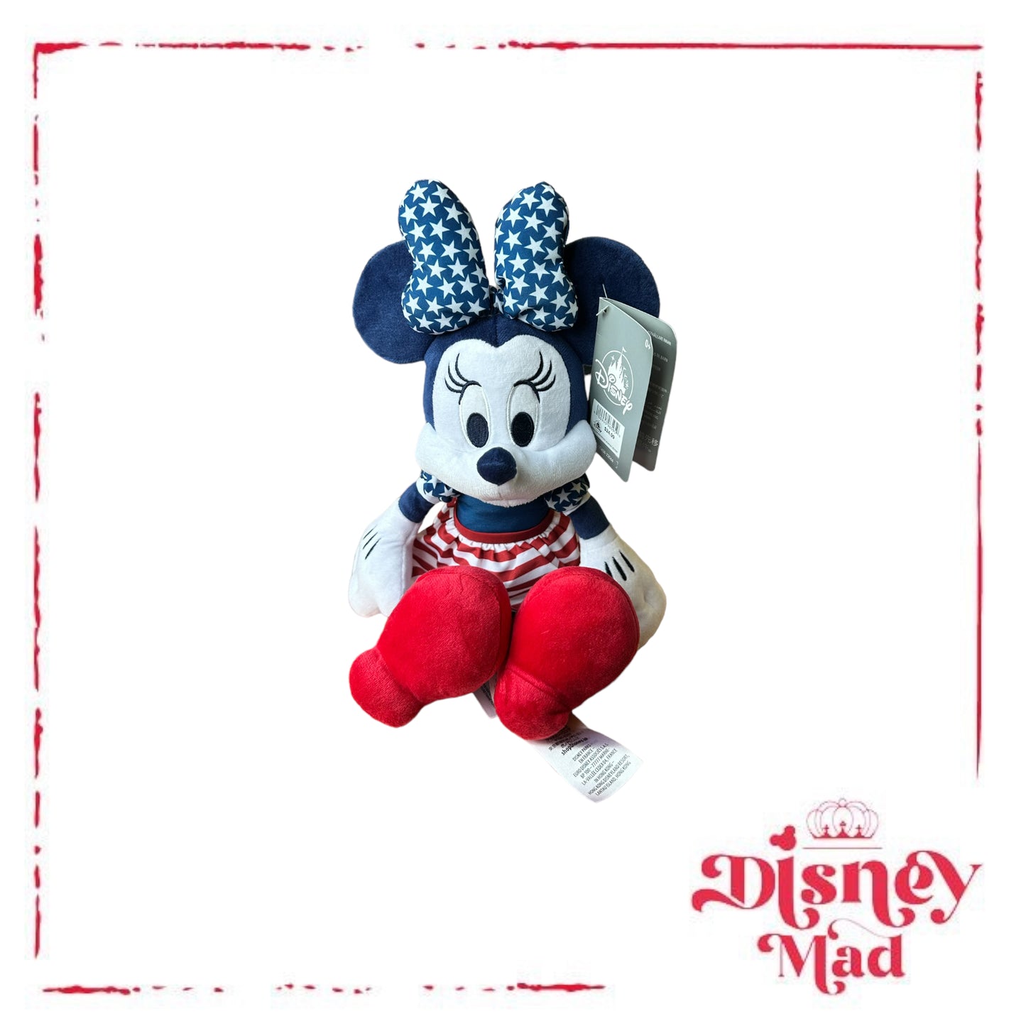 Patriotic Minnie Mouse Plush