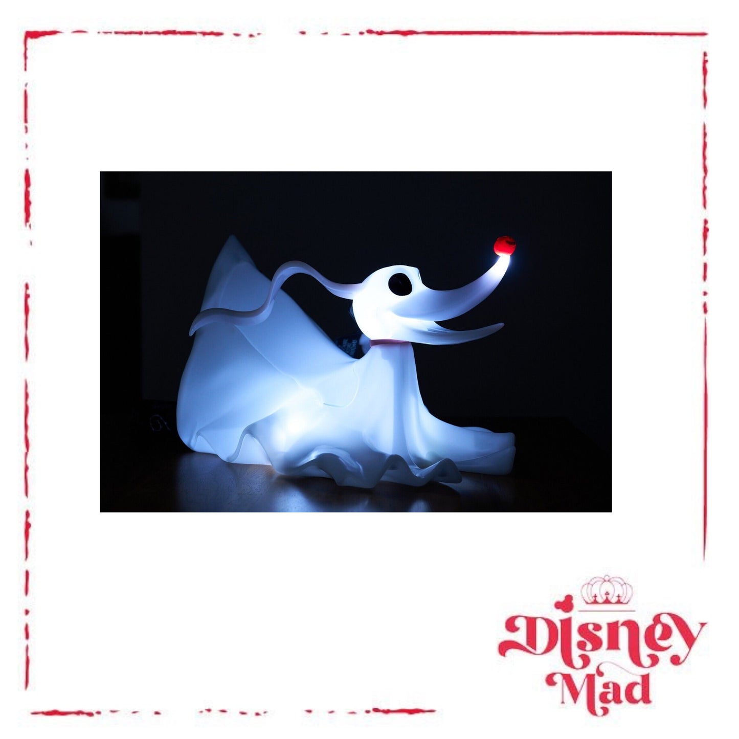 Disney Parks ZERO Light Up Popcorn Bucket Halloween Nightmare Before Christmas