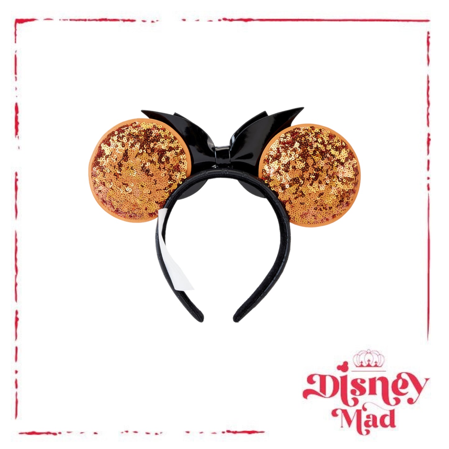Minnie Mouse Exclusive Halloween Sequin Ear Headband
