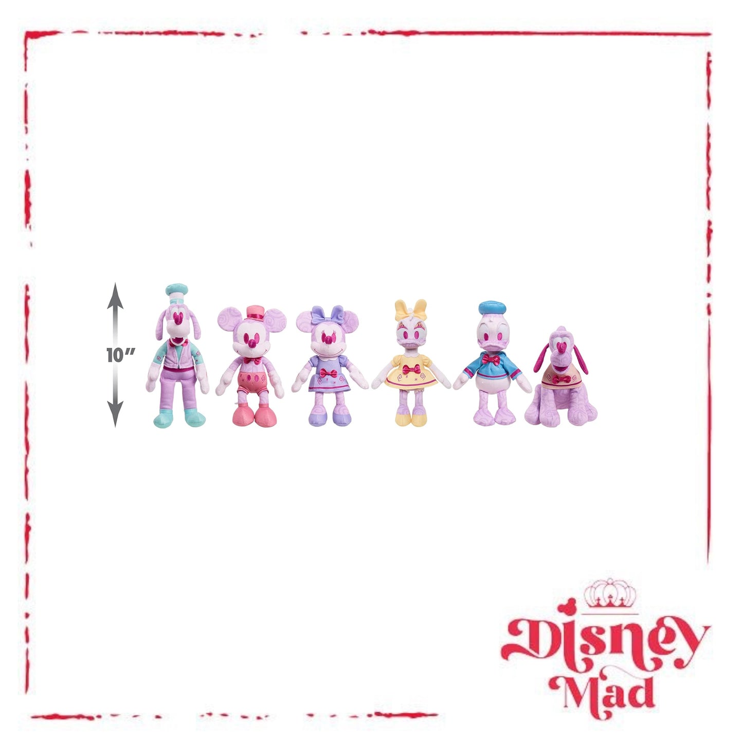 Walt Disney World 50th Anniversary Celebration Mad Tea Party Collectible Plush, Limited Edition 9-Inch Commemorative Plush
