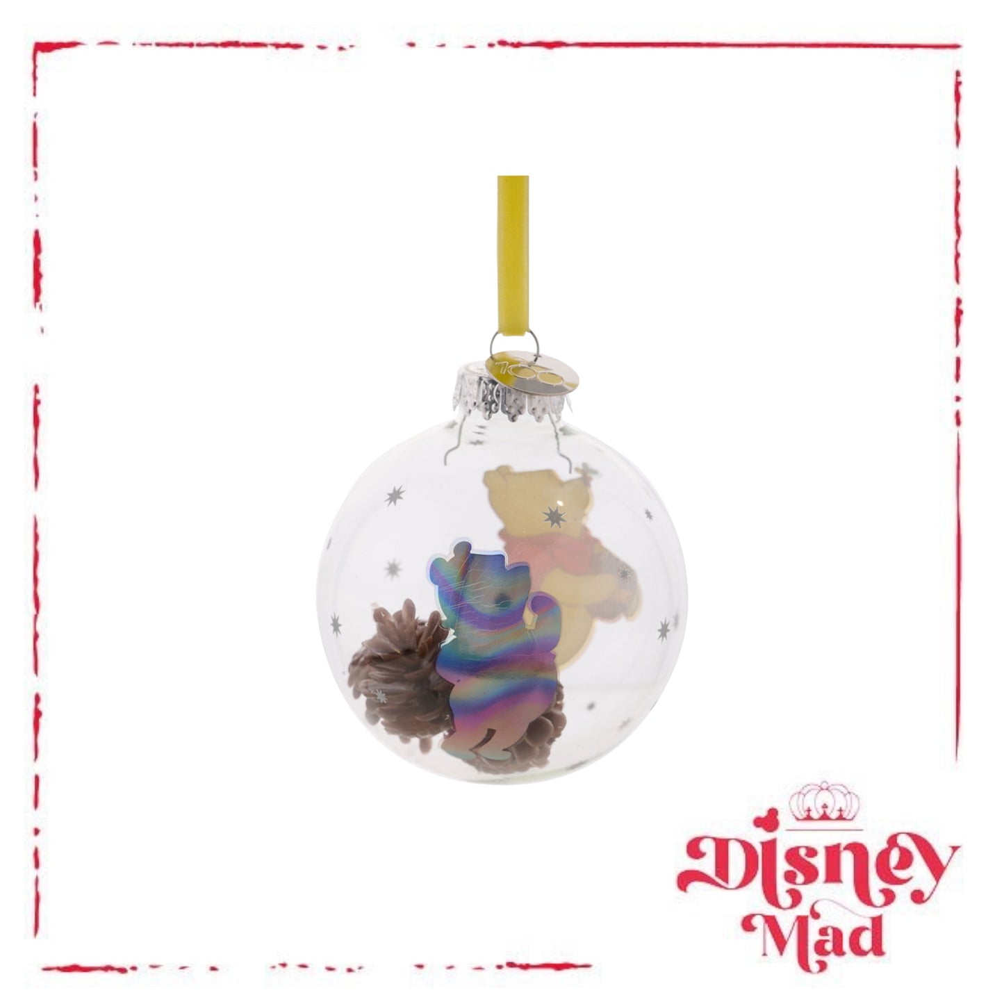 Disney 100 Glass Bauble - Winnie