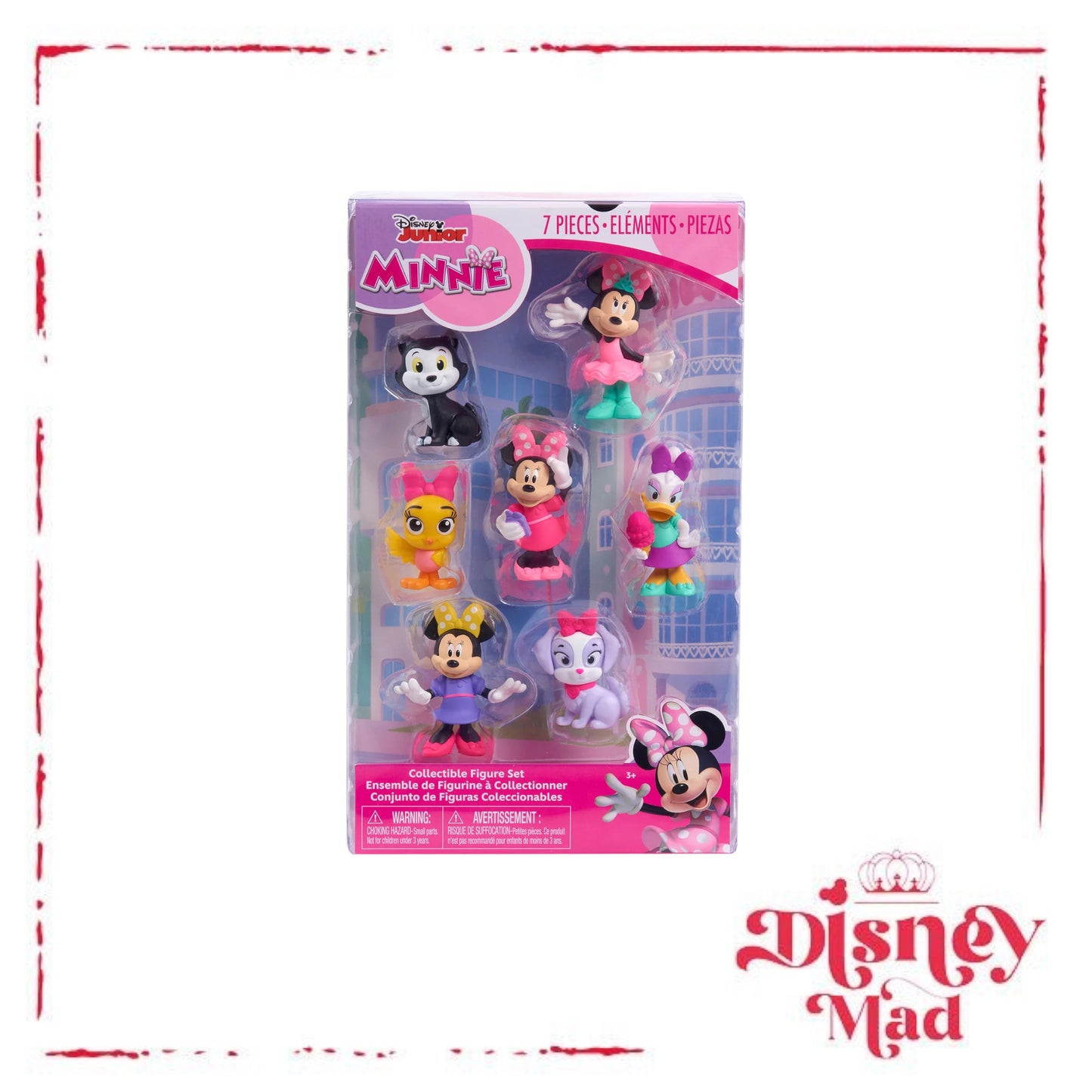 Disney Junior Minnie Mouse 7-Piece Collectible Figure Set