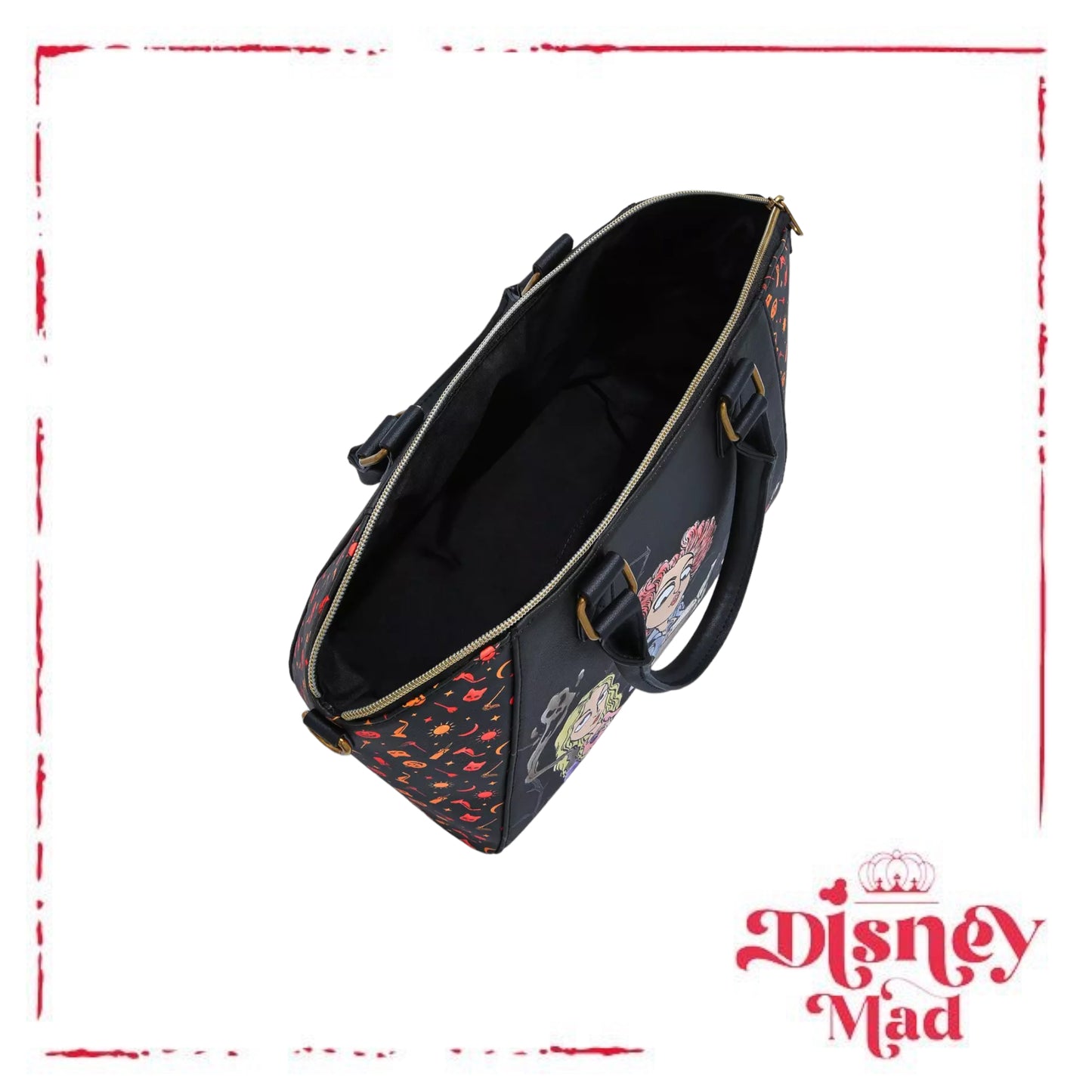 Loungefly Disney Hocus Pocus Sanderson Sisters Illustration Satchel Bag