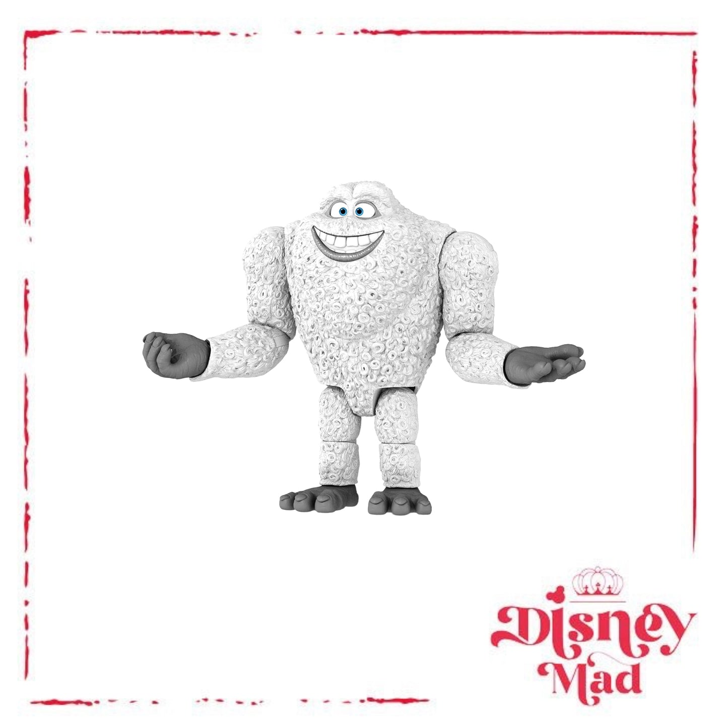 Mattel Disney Pixar Monsters, Inc. Abominable Snowman Action Figure 8-in Tall, Posable with Authentic Detail