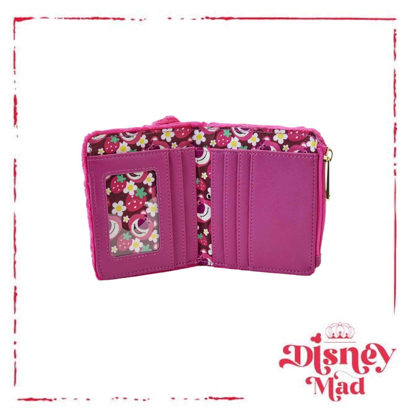 Disney Loungefly Toy Story Lotso Plush Bifold Wallet