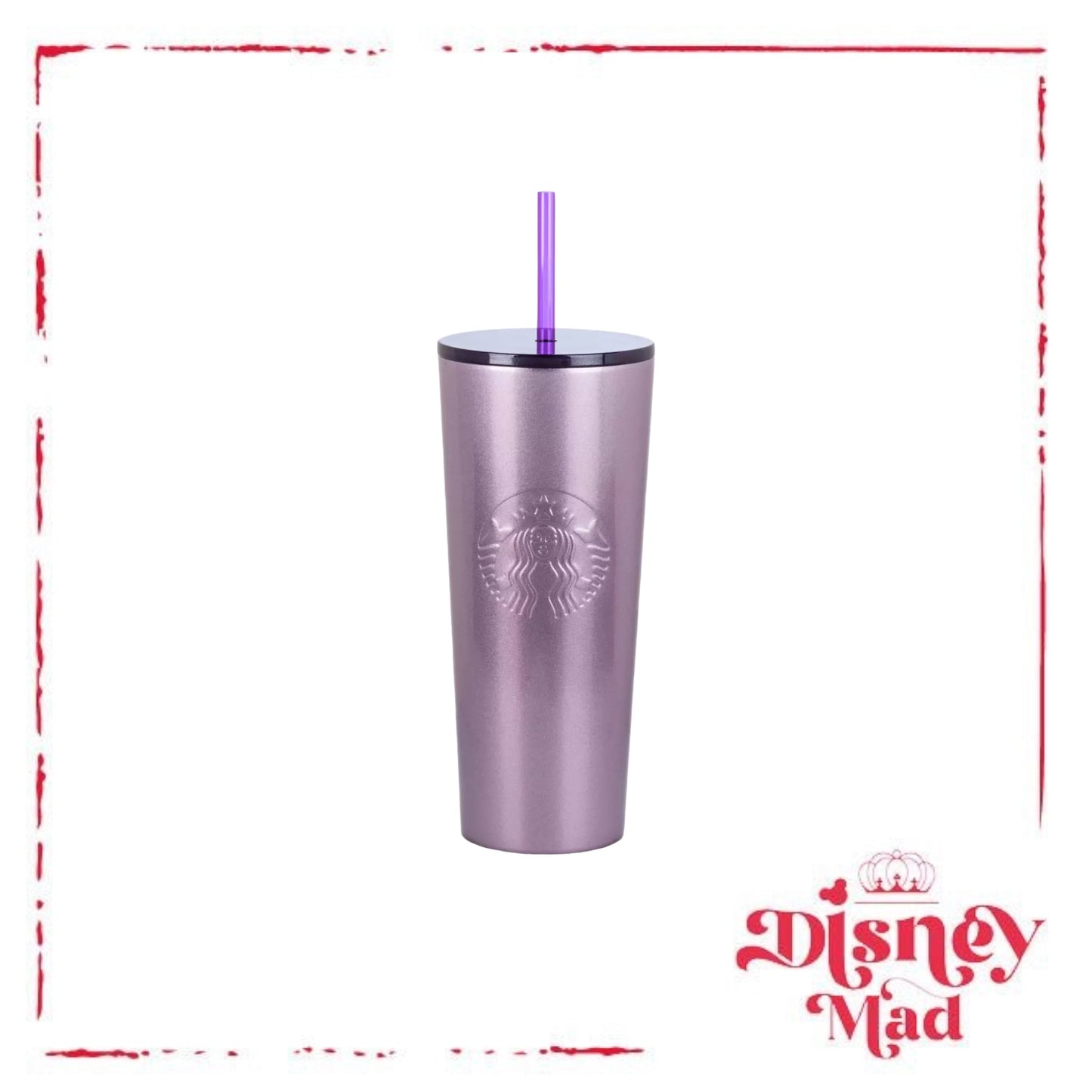 Disneyland Stainless Steel Starbucks® Tumbler with Straw - Disney Parks