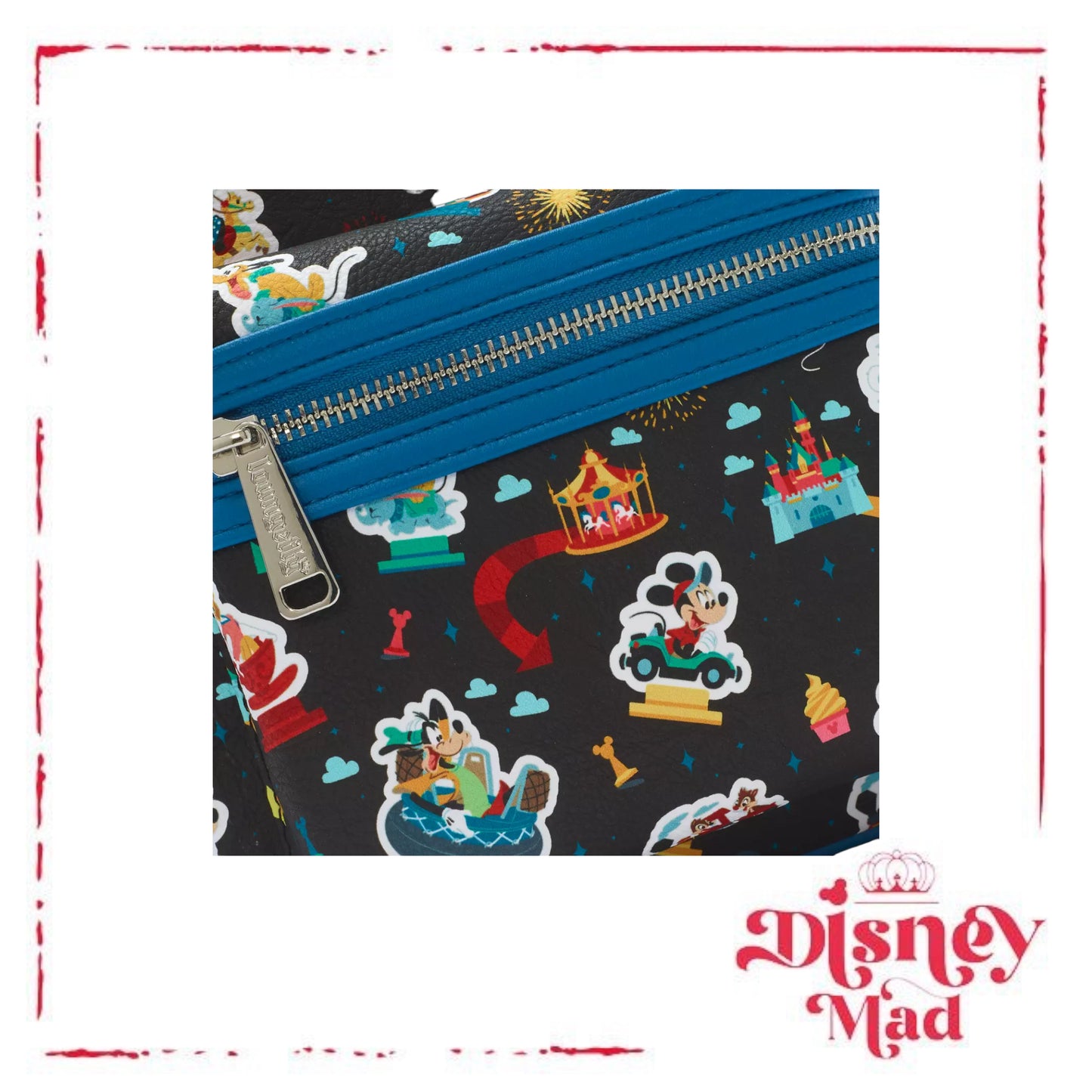 Loungefly Mickey and Friends Play in the Park Mini Backpack