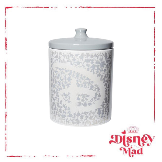 Disney 100 Platinum Silhouettes Cookie Jar