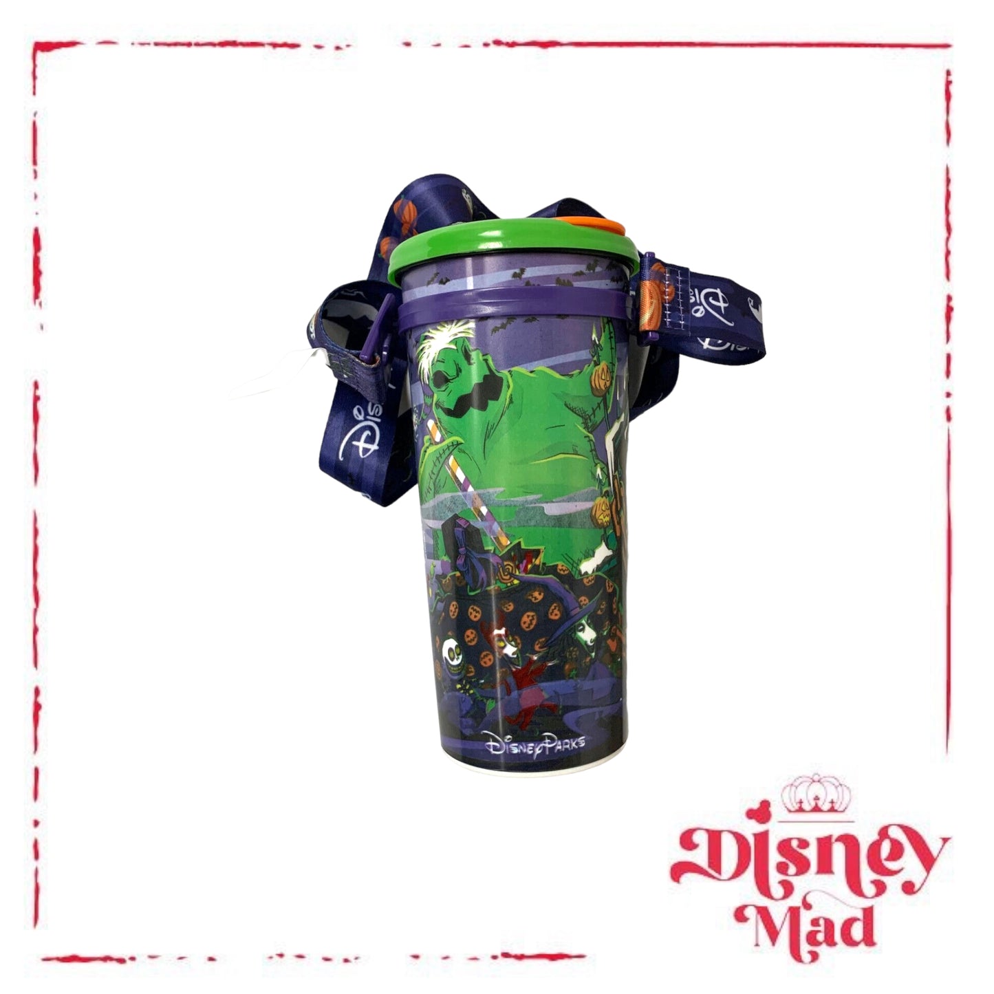 Disney Parks 2023 Disneyland NBC Nightmare Oogie Boogie Halloween Travel Tumbler