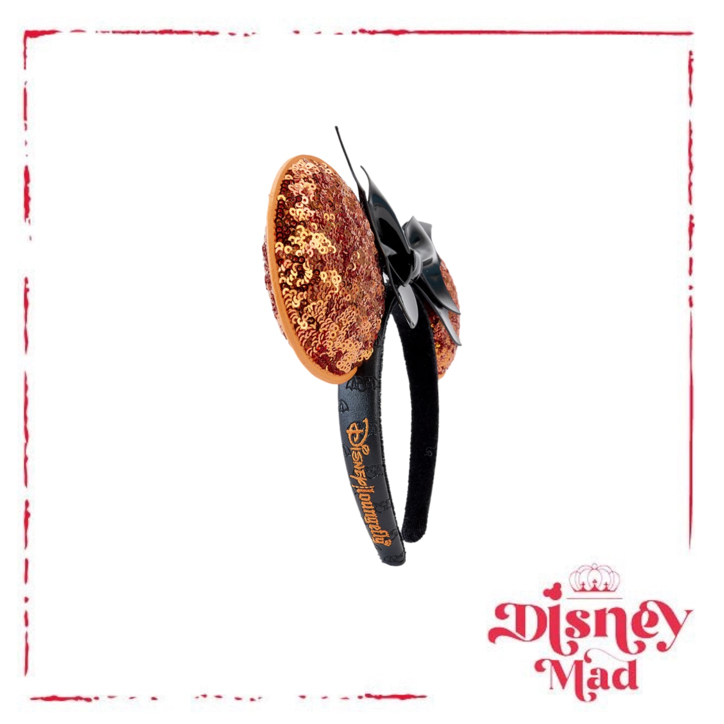 Minnie Mouse Exclusive Halloween Sequin Ear Headband