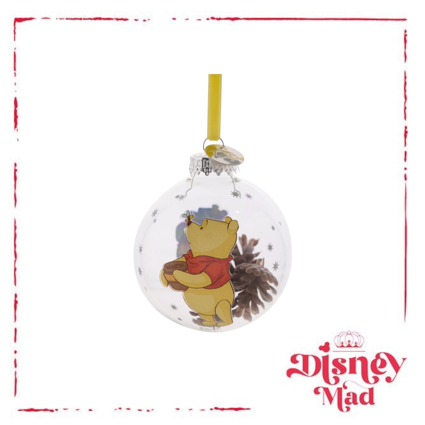Disney 100 Glass Bauble - Winnie