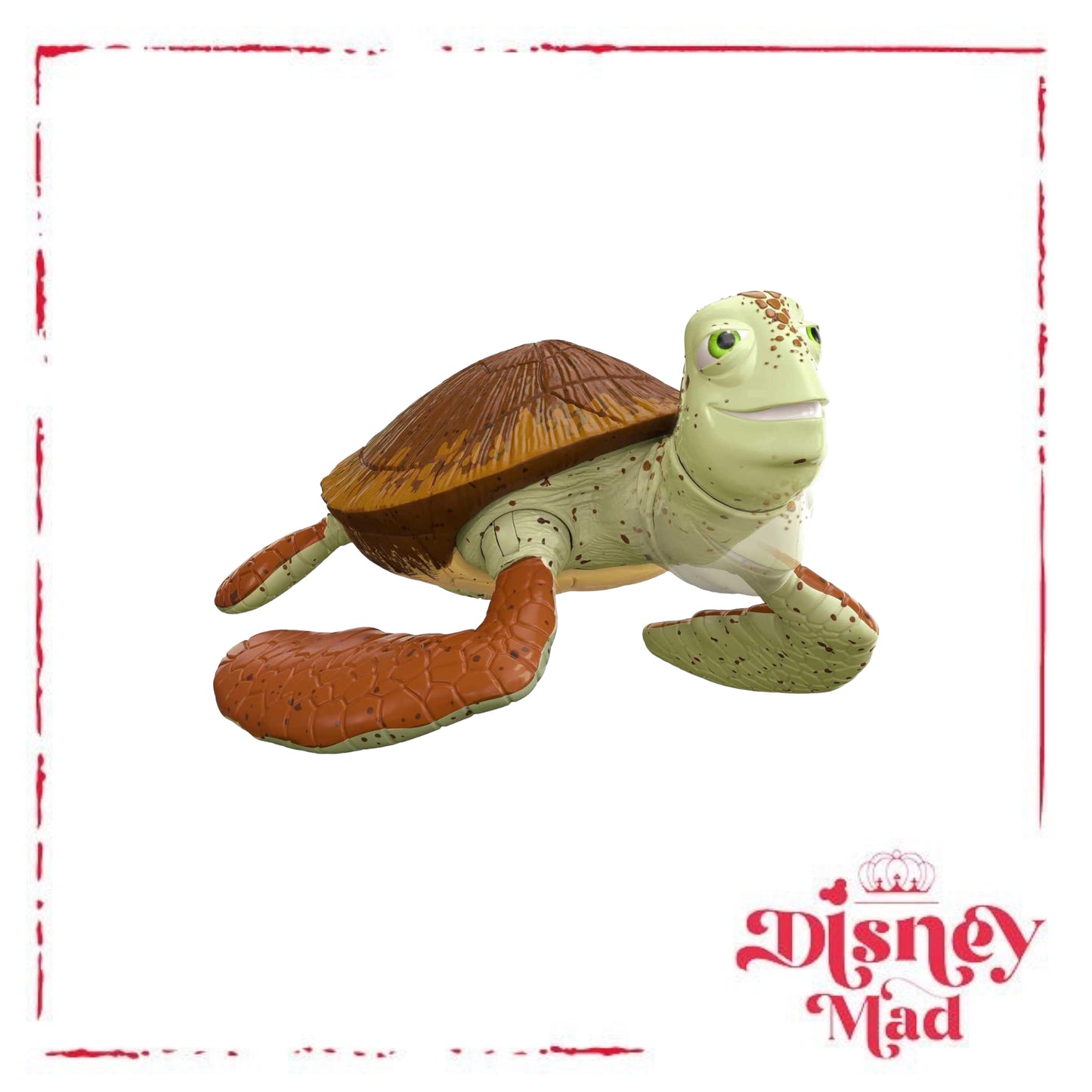 Disney Pixar Featured Favorites Crush & Squirt Finding Nemo Collectable Turtle Figures, Highly Posable with Authentic Look