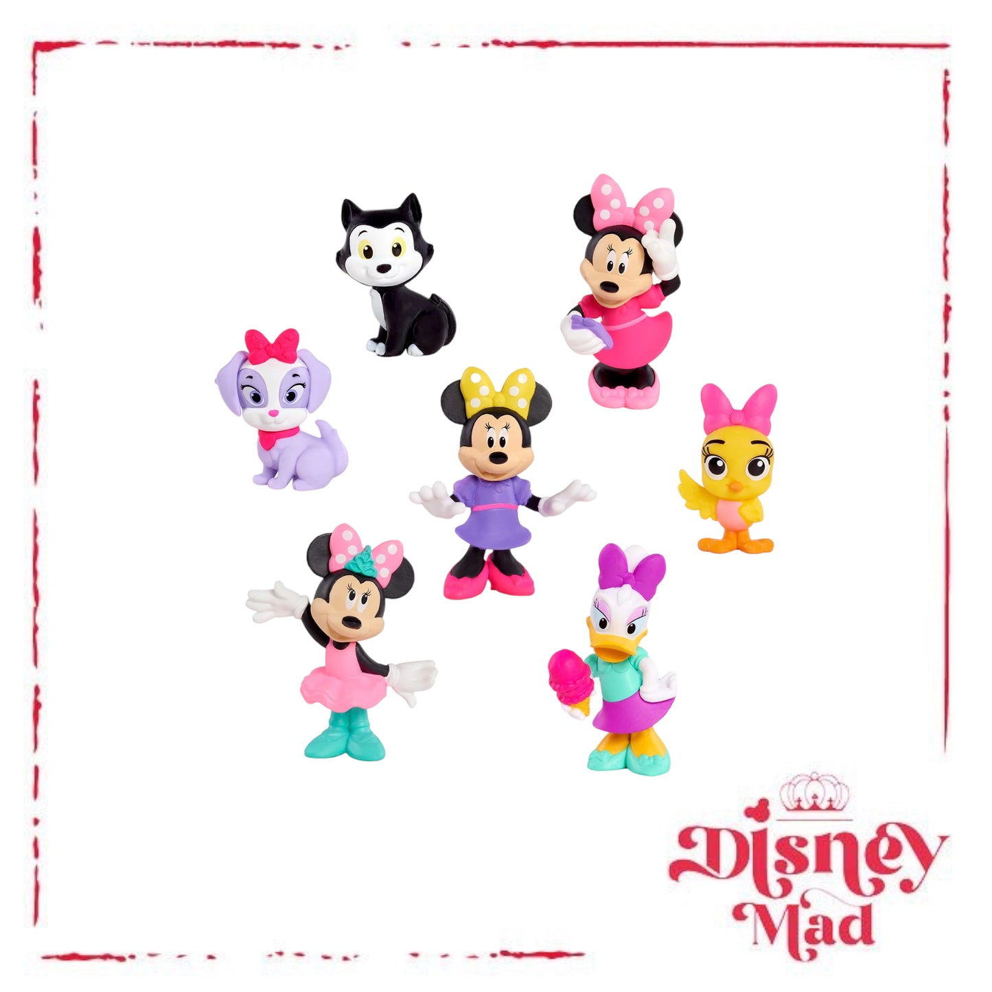 Disney Junior Minnie Mouse 7-Piece Collectible Figure Set