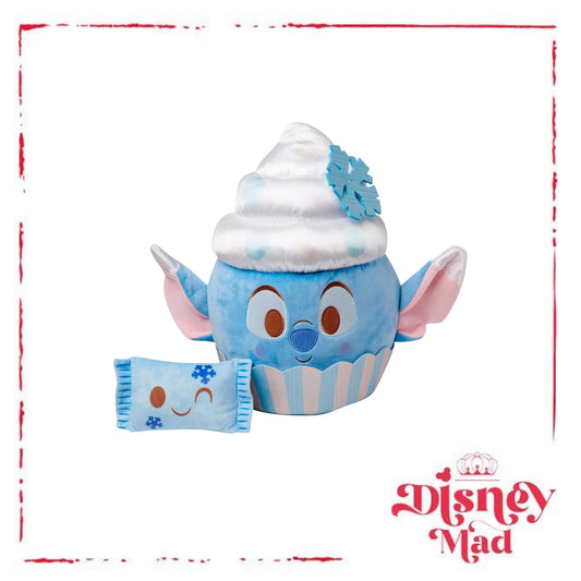 Stitch Snowflake Cupcake Disney Munchlings Medium Soft Toy