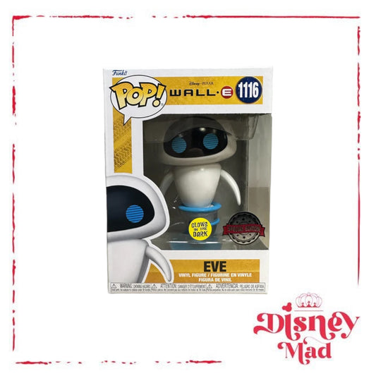 Eve Glows in the Dark Funko Pop! 1116  Wall-E - Special Edition