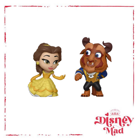 Funko Disney Princess Romance Series Beauty And The Beast Belle & Beast Mini Vinyl Figure Set