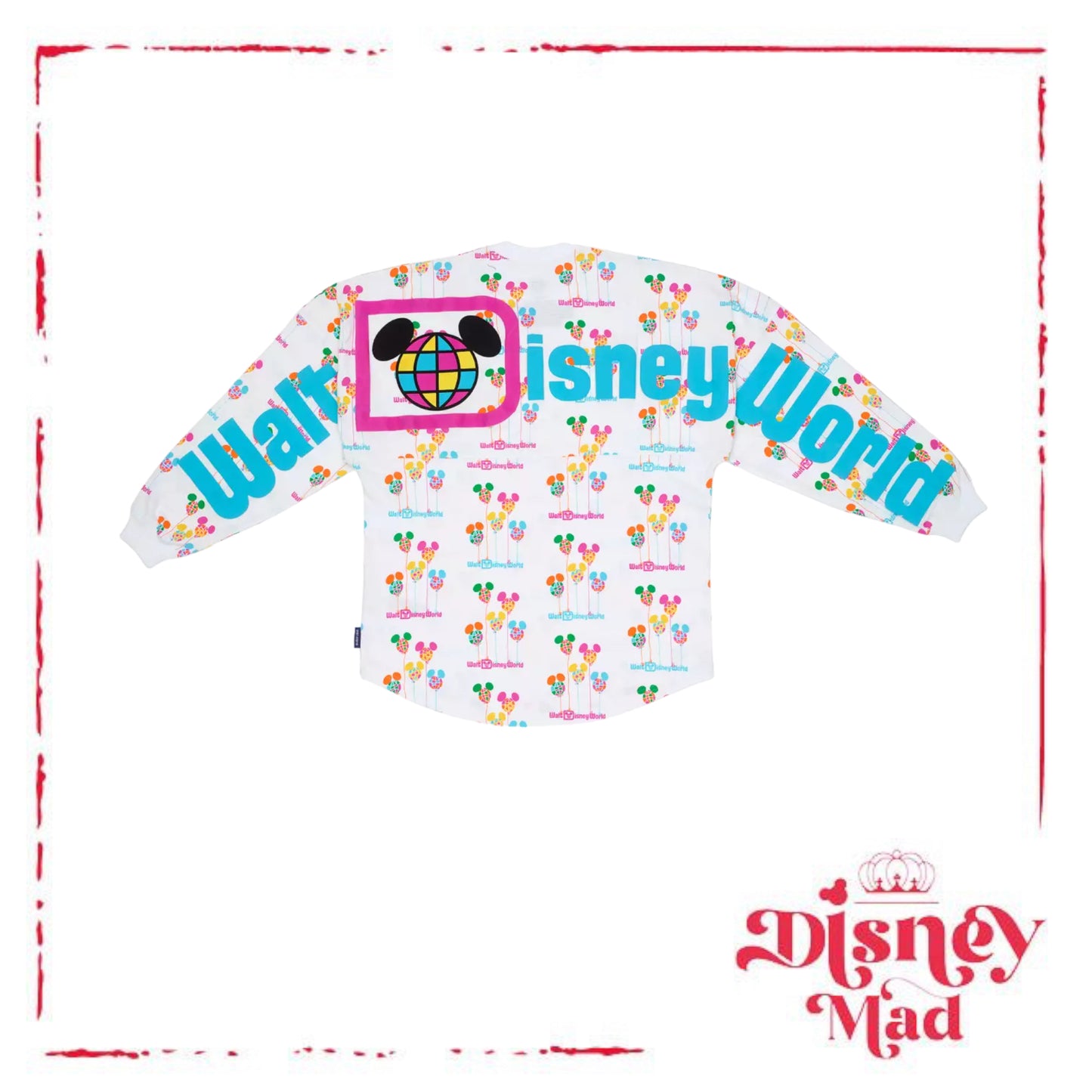 Walt Disney World Mickey Mouse Vault Balloon Spirit Jersey