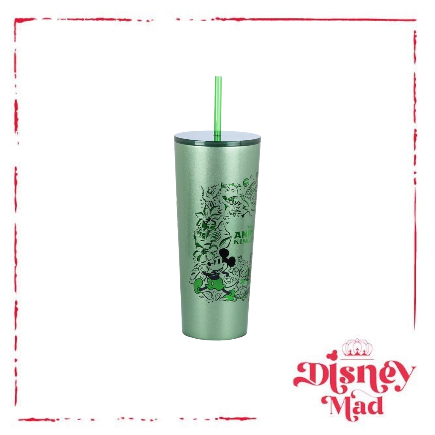 Disney's Animal Kingdom Stainless Steel Starbucks® Tumbler with Straw - Disney Parks