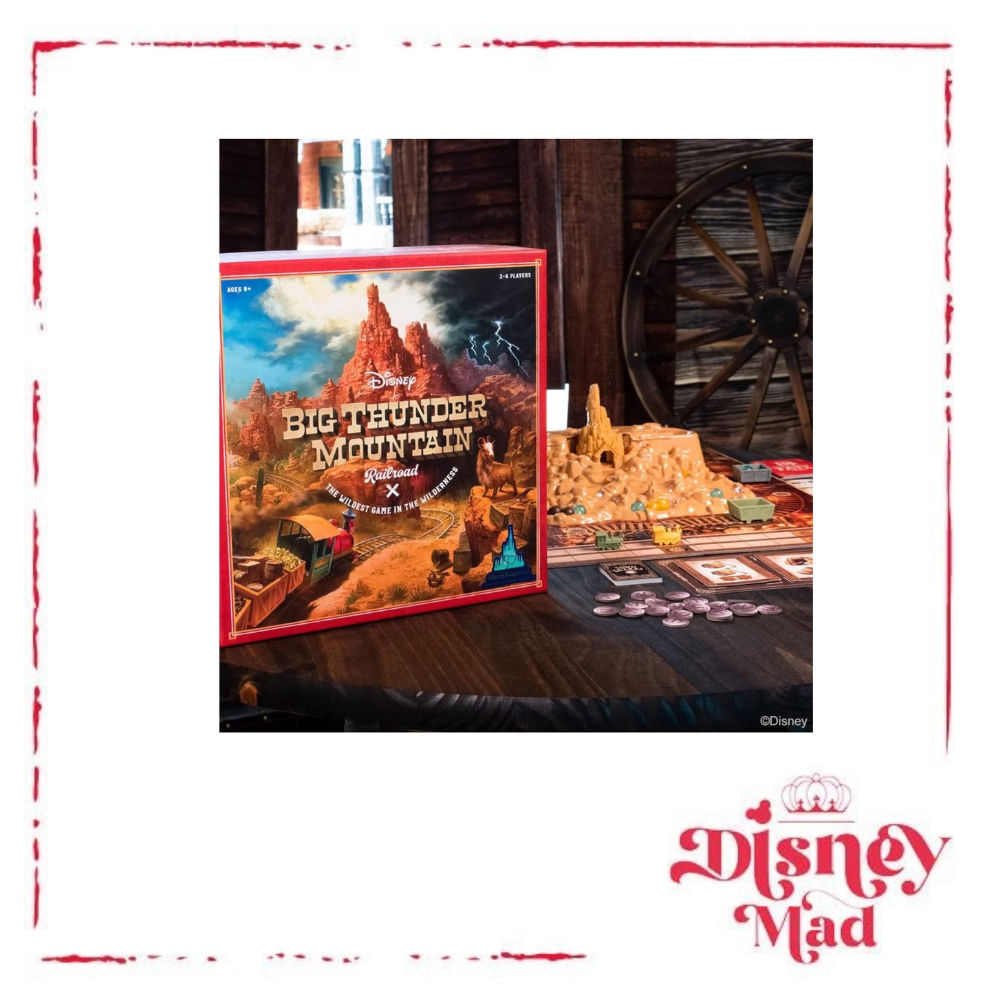 Funko Disney Big Thunder Mountain Railroad Family Board Game