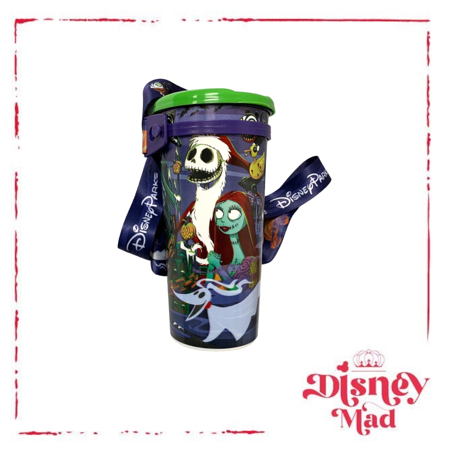 Disney Parks 2023 Disneyland NBC Nightmare Oogie Boogie Halloween Travel Tumbler