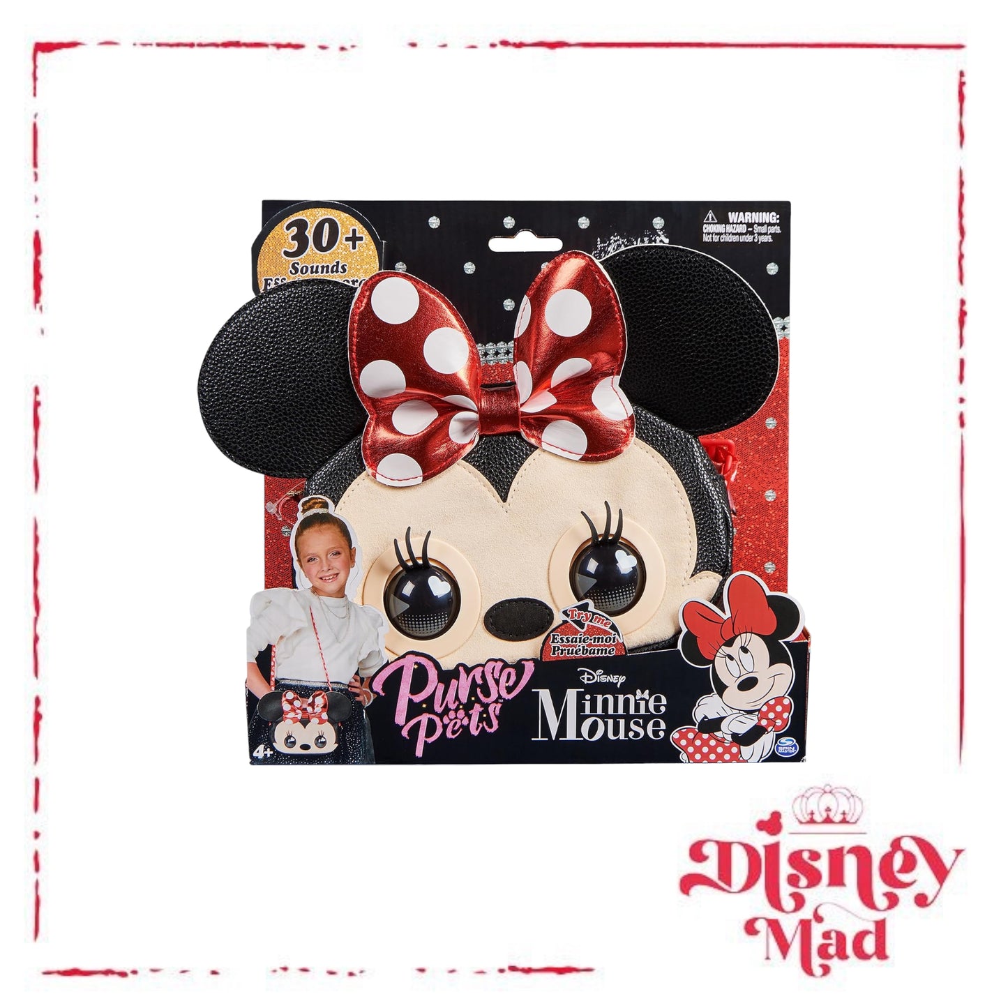 Disney Minnie Mouse Interactive Pet Toy and Shoulder Bag