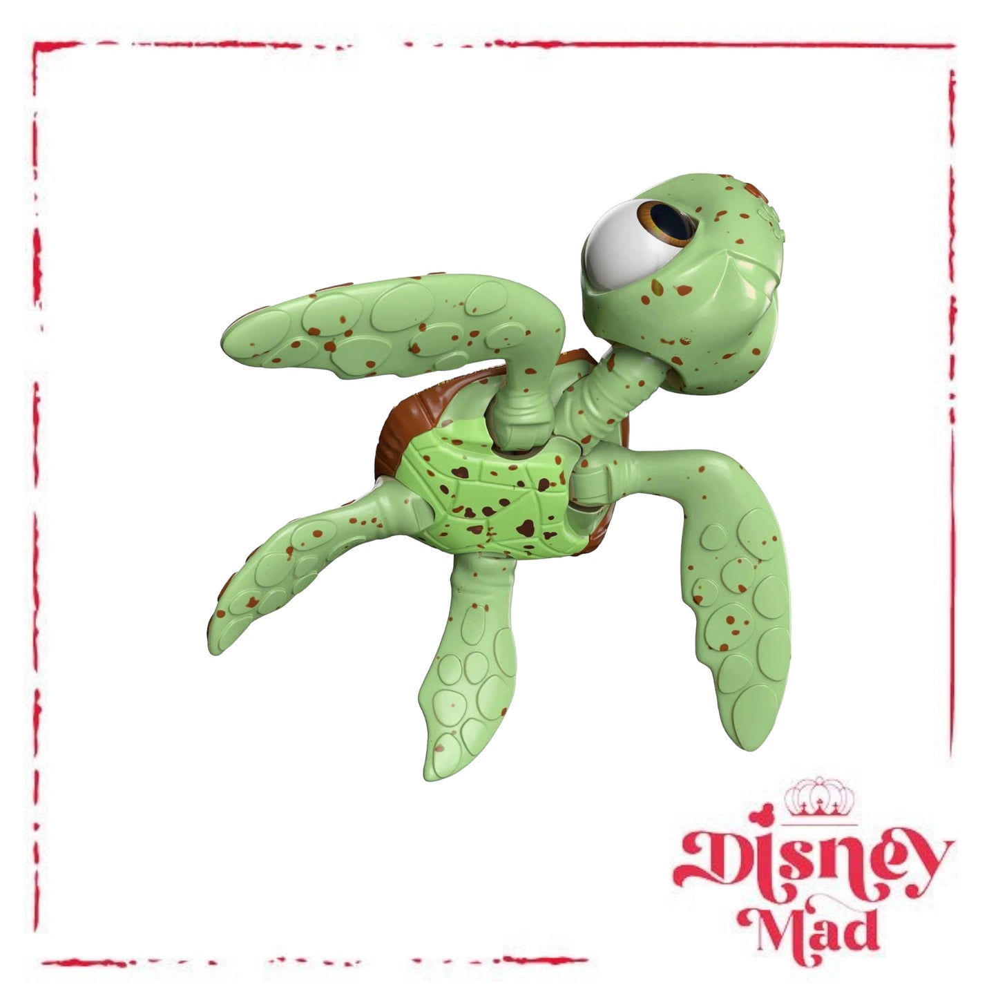 Disney Pixar Featured Favorites Crush & Squirt Finding Nemo Collectable Turtle Figures, Highly Posable with Authentic Look