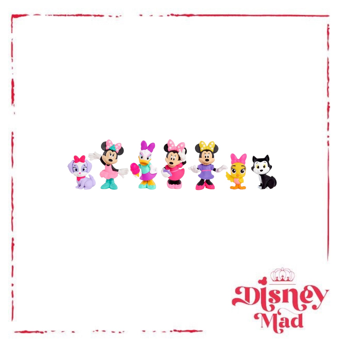 Disney Junior Minnie Mouse 7-Piece Collectible Figure Set