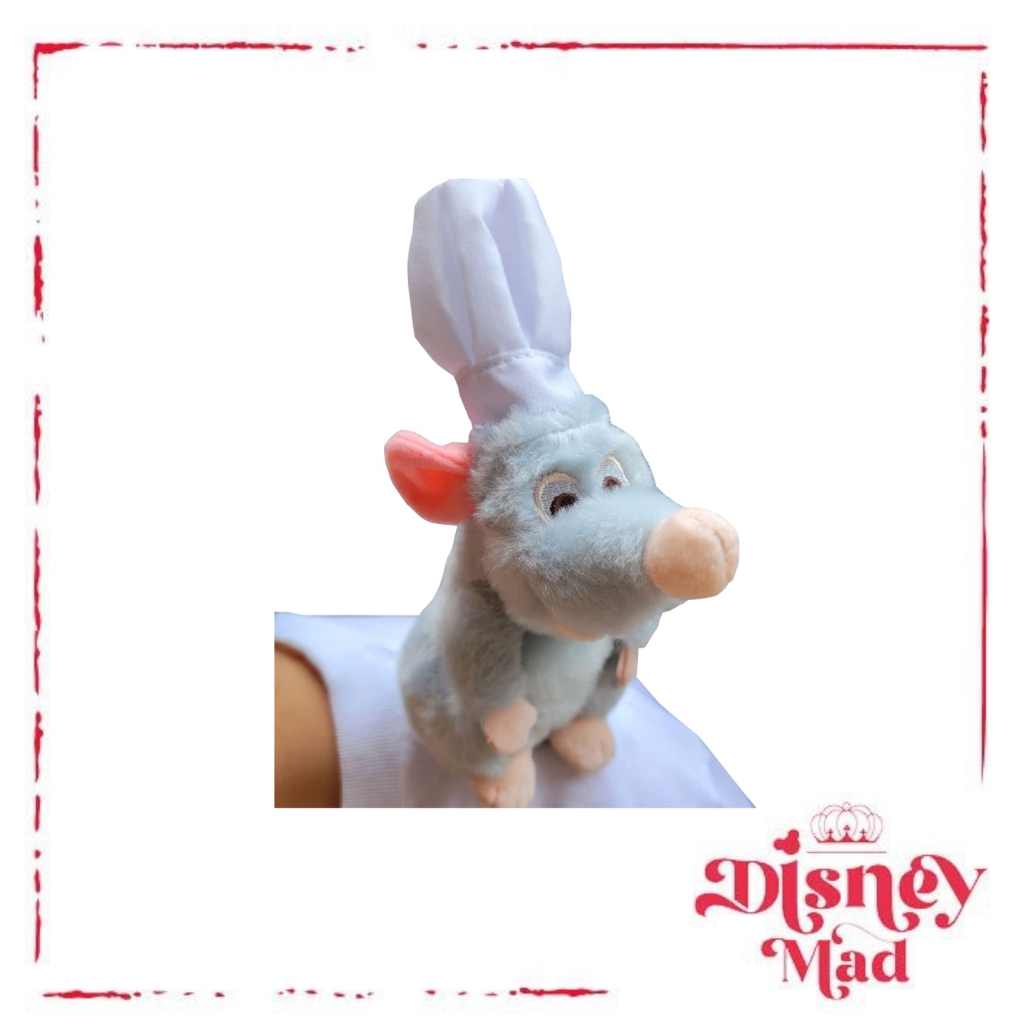 Remy's Ratatouille Adventure Little Chef Remy Magnetic Shoulder Plush Disney Parks