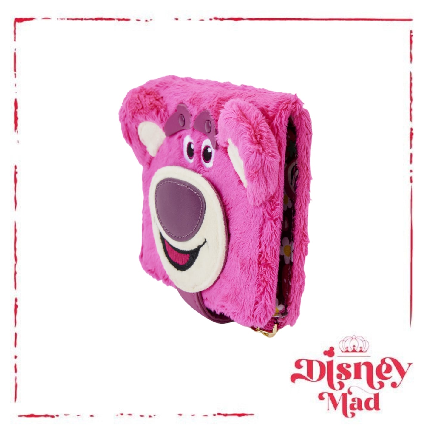 Disney Loungefly Toy Story Lotso Plush Bifold Wallet