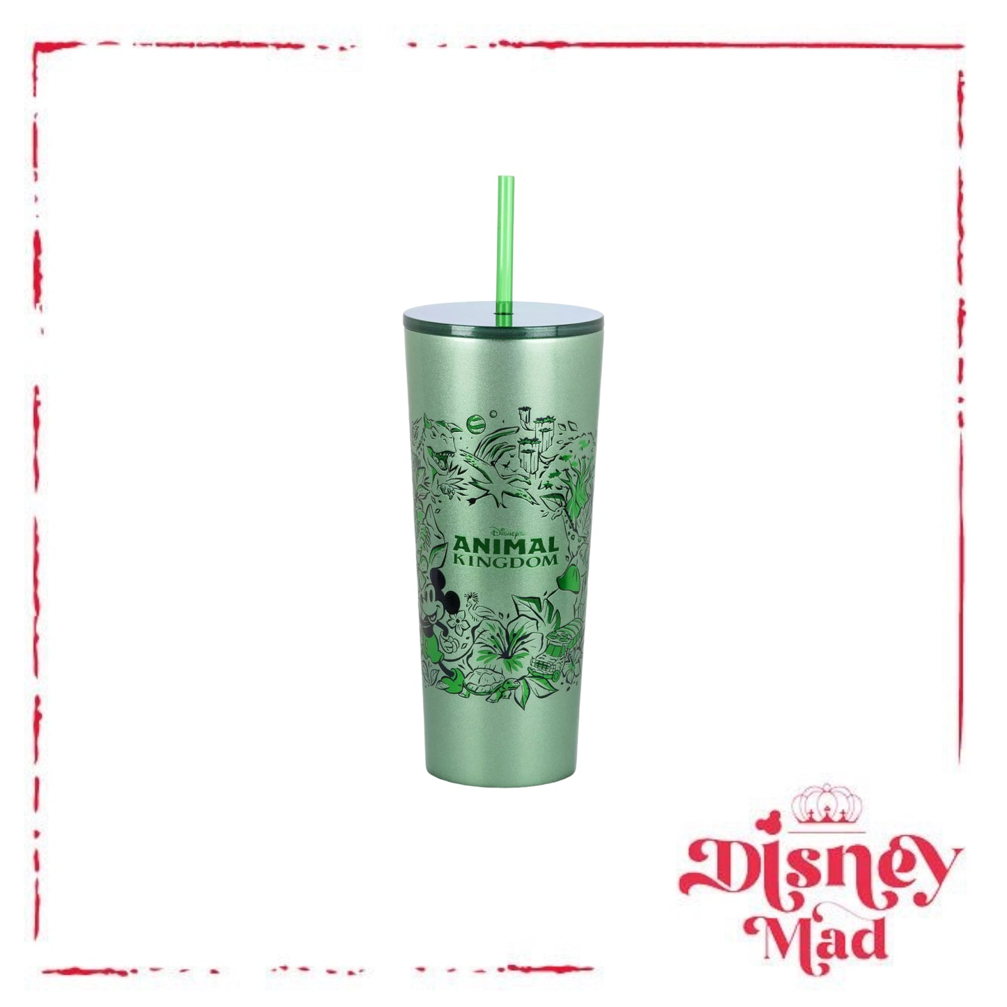 Disney's Animal Kingdom Stainless Steel Starbucks® Tumbler with Straw - Disney Parks