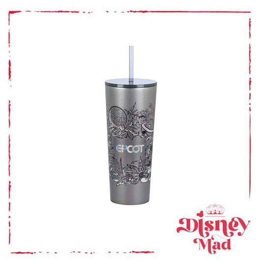 EPCOT Stainless Steel Starbucks® Tumbler with Straw - Disney Parks