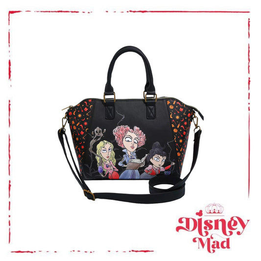 Loungefly Disney Hocus Pocus Sanderson Sisters Illustration Satchel Bag