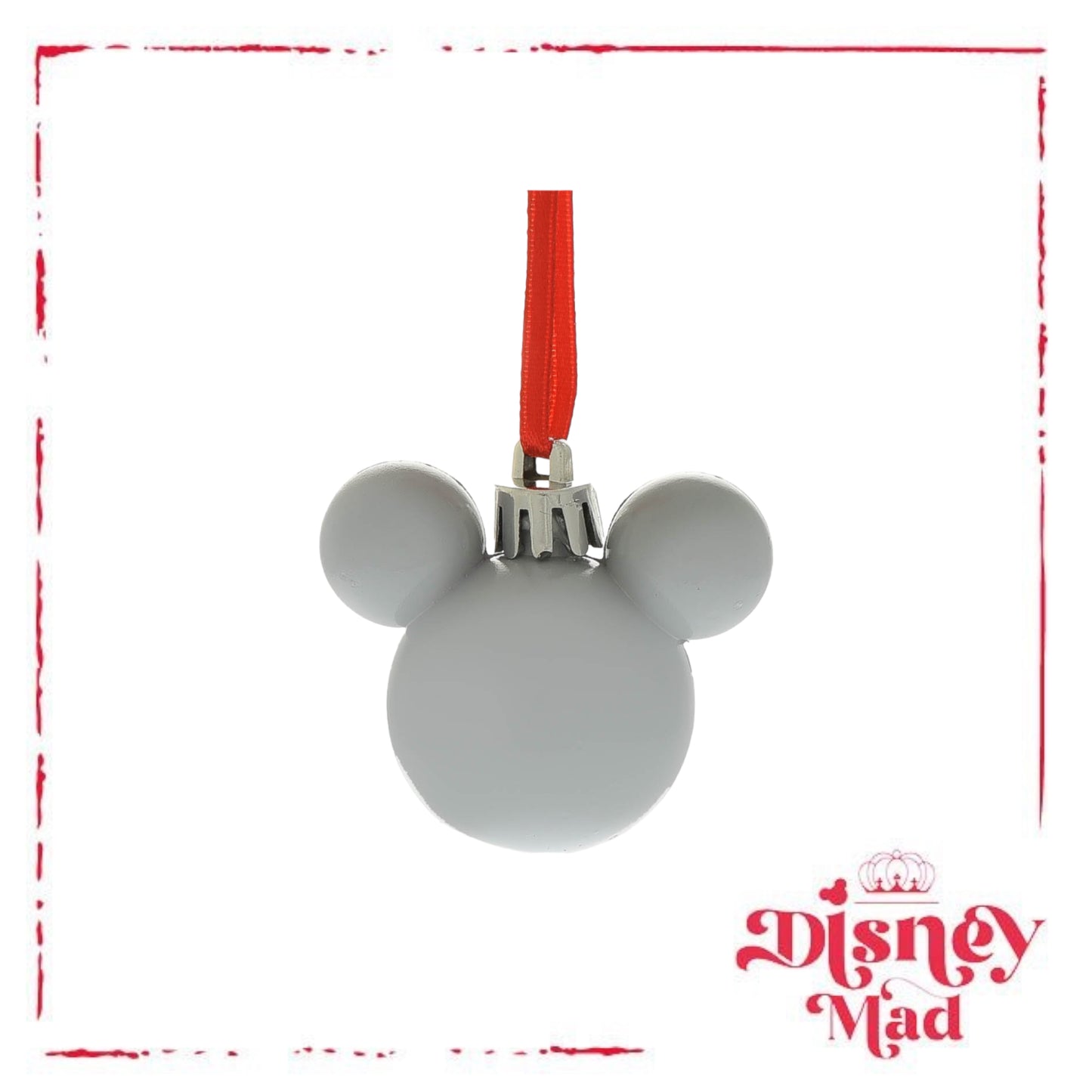 Set of 12 Mini Mickey Baubles Assorted Finishes