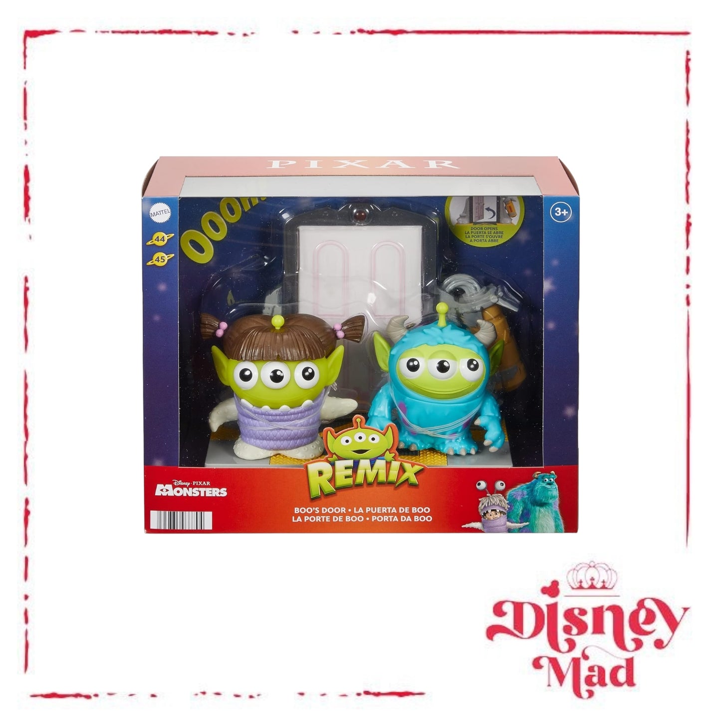 Disney Pixar Alien Remix Monsters Inc Multi Pack Figure Toy