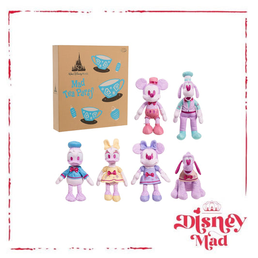 Walt Disney World 50th Anniversary Celebration Mad Tea Party Collectible Plush, Limited Edition 9-Inch Commemorative Plush