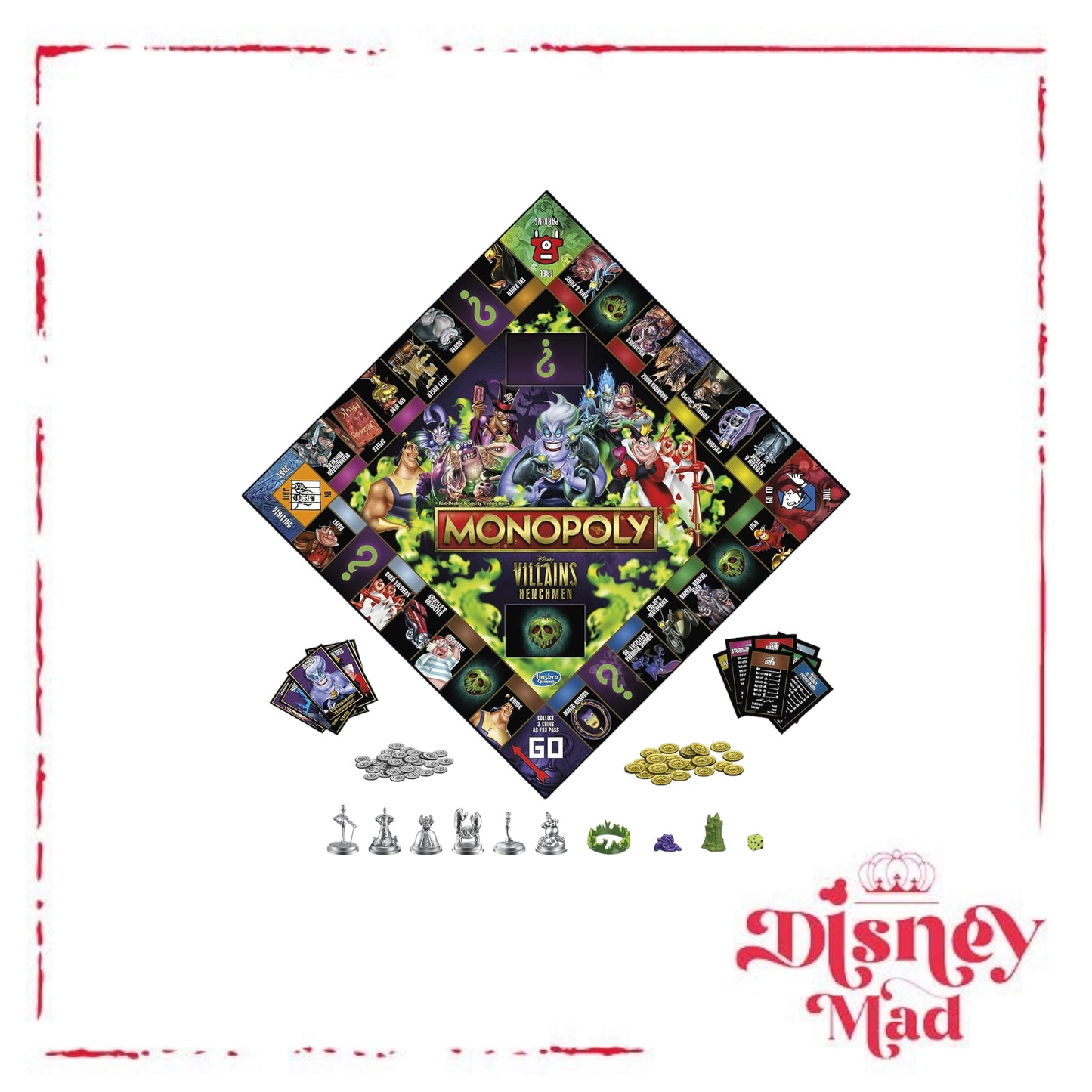 Monopoly: Disney Villains Henchmen Edition Board Game * box not perfect
