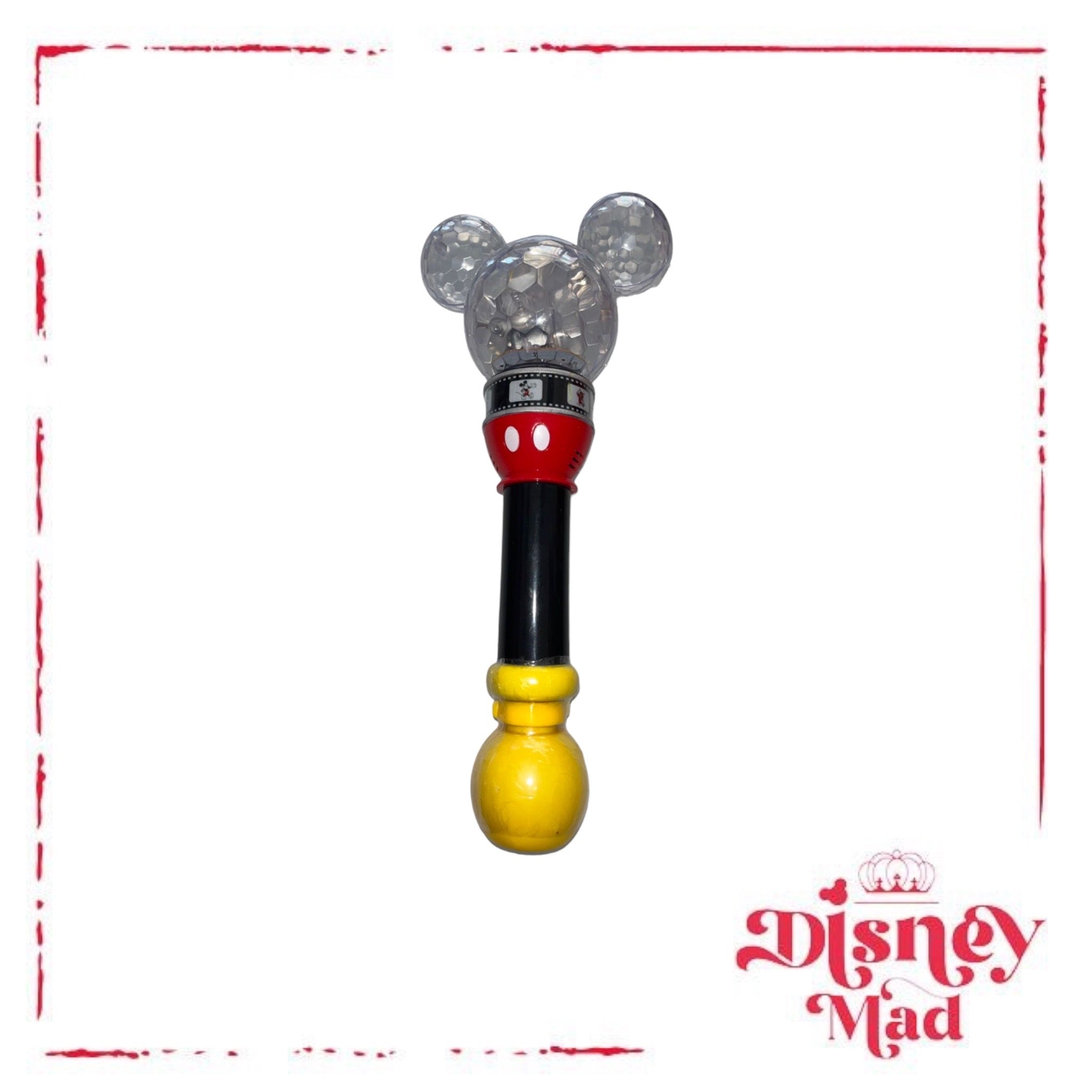 Disney Parks Exclusive Mickey Mouse Film Strip Light Up Bubble Wand Disney Mad Shop 3335