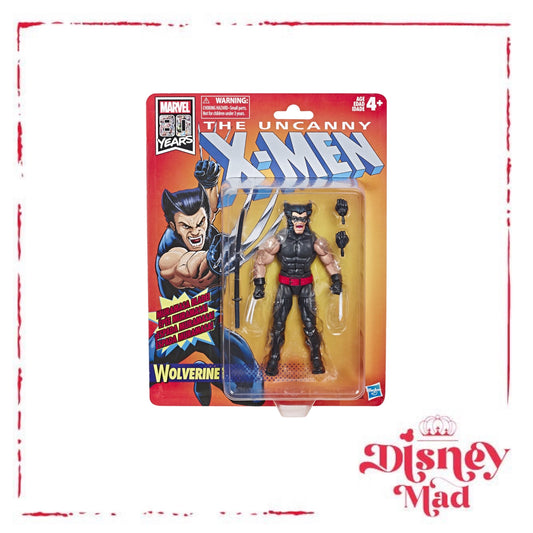 Marvel legends Retro Wolverine figure (black suit)