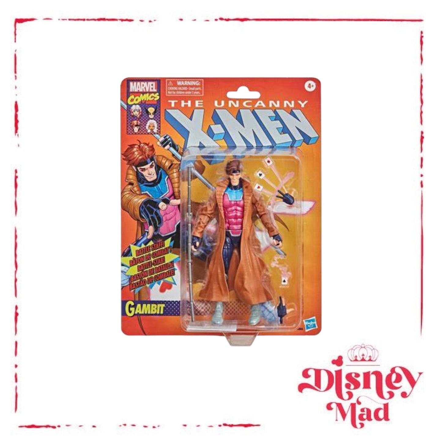 Marvel legends retro Gambit figure