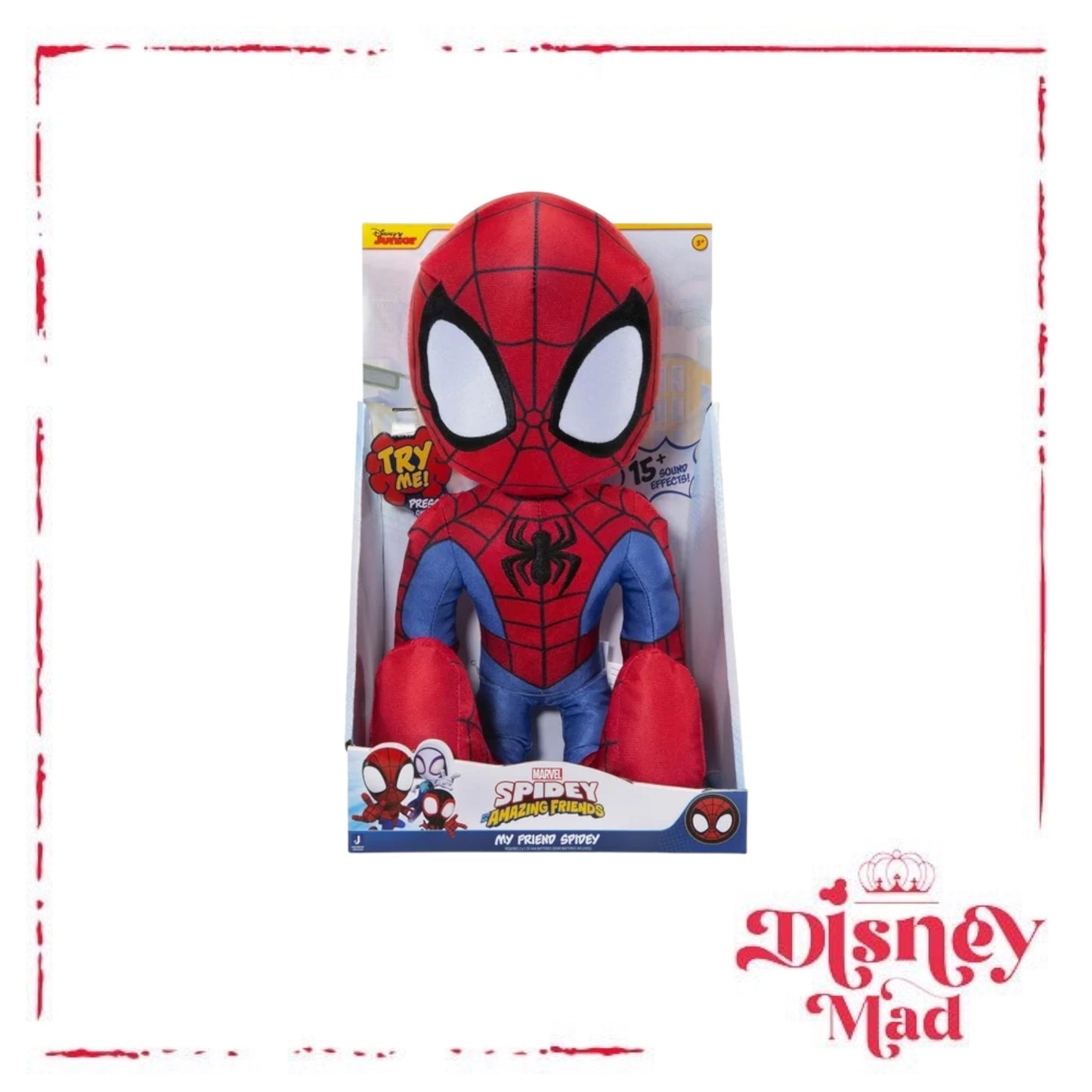 12" My Friend Spidey Feature Plush